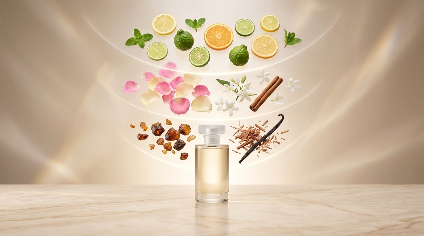Perfume Notes Explained Top, Heart and Base Notes